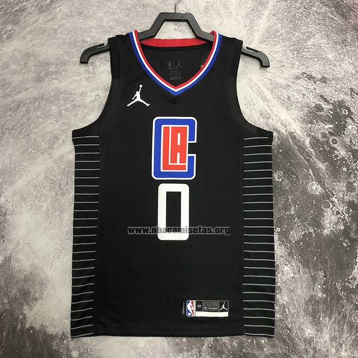 Camiseta Los Angeles Clippers Russell Westbrook NO 0 Statement 2022-23 Negro
